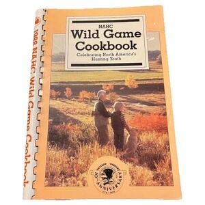 1978-88 Wild Game North American Cookbook Hunting Club's Plastic Comb Binding